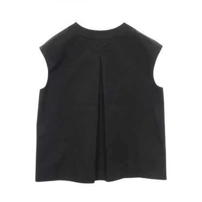 Hermes Top Back Tuck Sleeveless Cotton Top — view 2