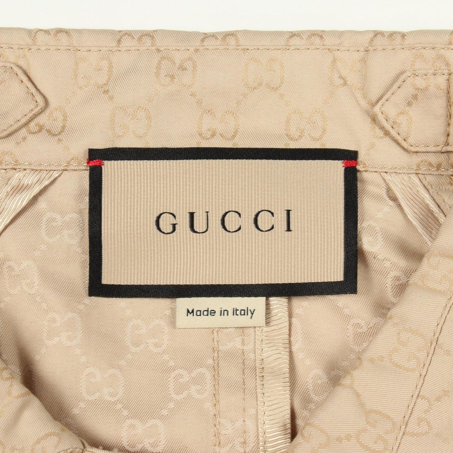 Gucci Trench Coat GG Pattern Wide Sleeve Long Nylon — view 3