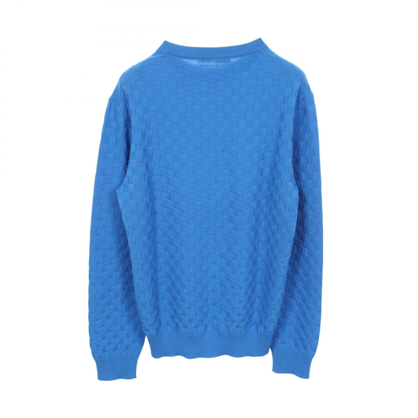 Louis Vuitton Knit Damier Crew Neck Vor Wool Sweater — view 2