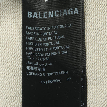 Balenciaga Hoodie Tape Type Ripped Pocket Distressed Cotton — view 5