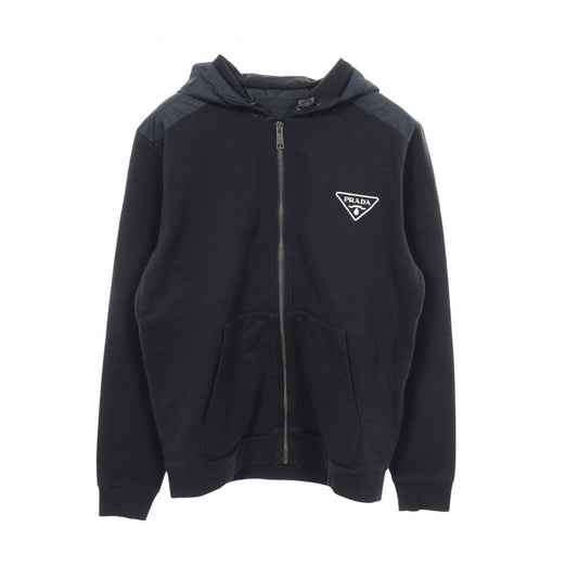 Prada Hoodie Re-Nylon Trim Cotton