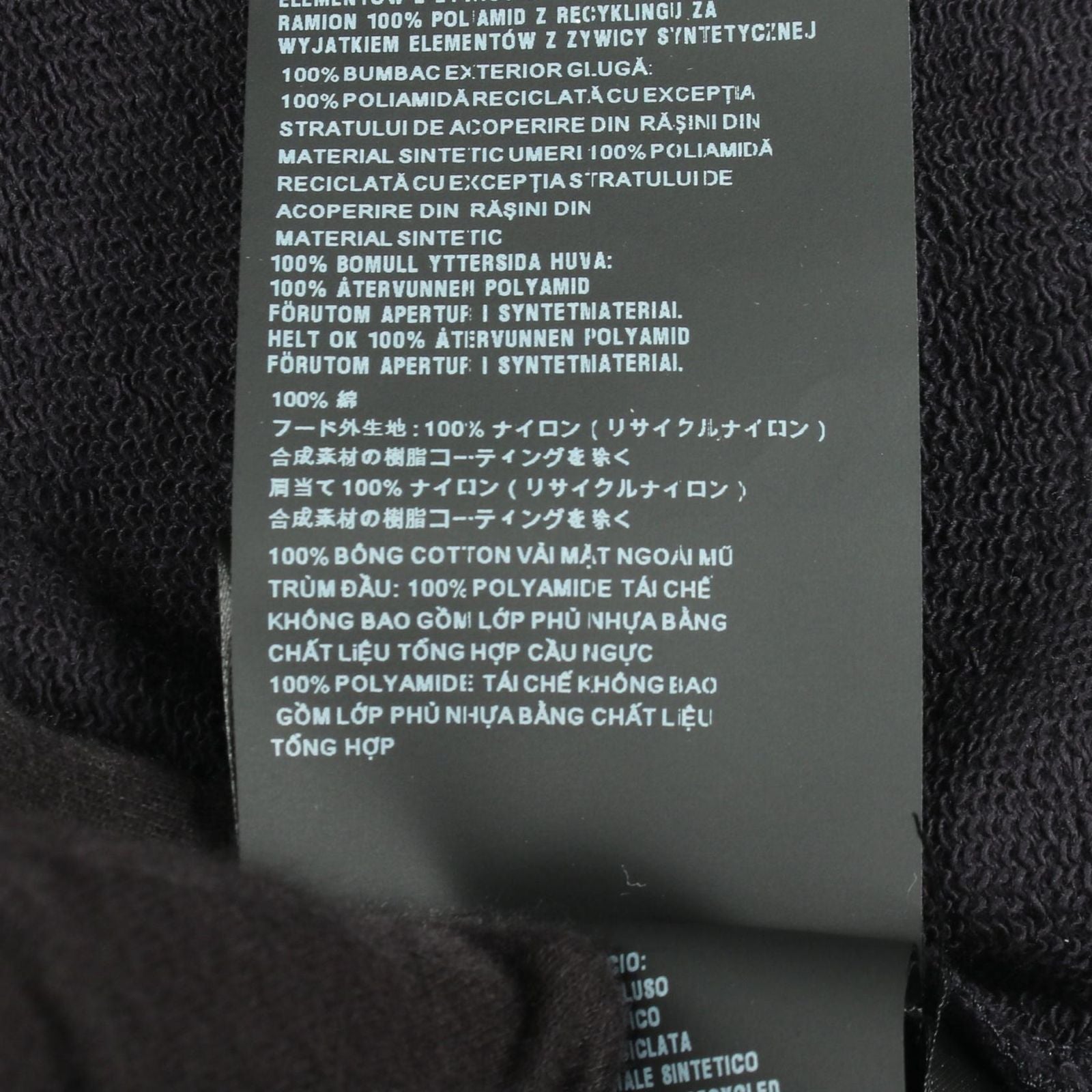 Prada Hoodie Re-Nylon Trim Cotton — view 4