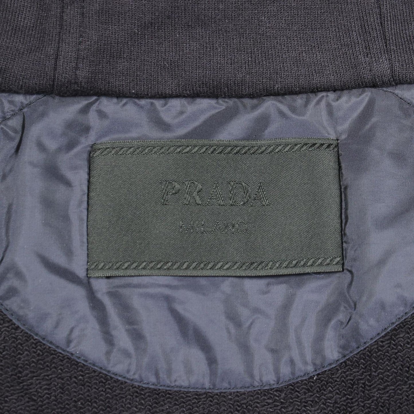 Prada Hoodie Re-Nylon Trim Cotton — view 3