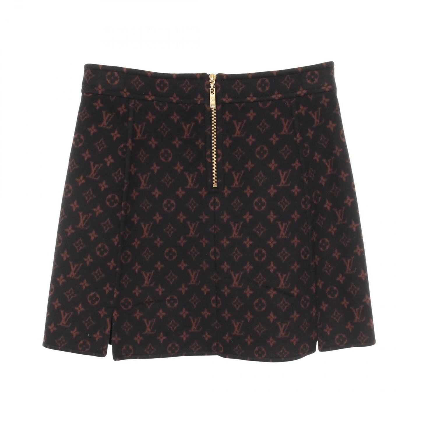 Louis Vuitton Skirt Monogram Mini Wool Silk — view 2
