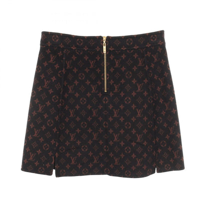 Louis Vuitton Skirt Monogram Mini Wool Silk — view 2