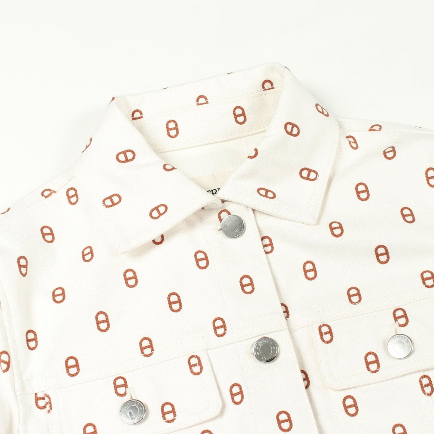 Hermes Chaine D'ancre Beige Jacket — view 5