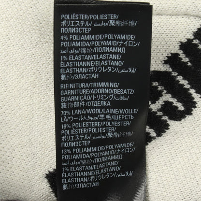Balenciaga Cardigan Logo Allover Neck Knit Wool — view 4