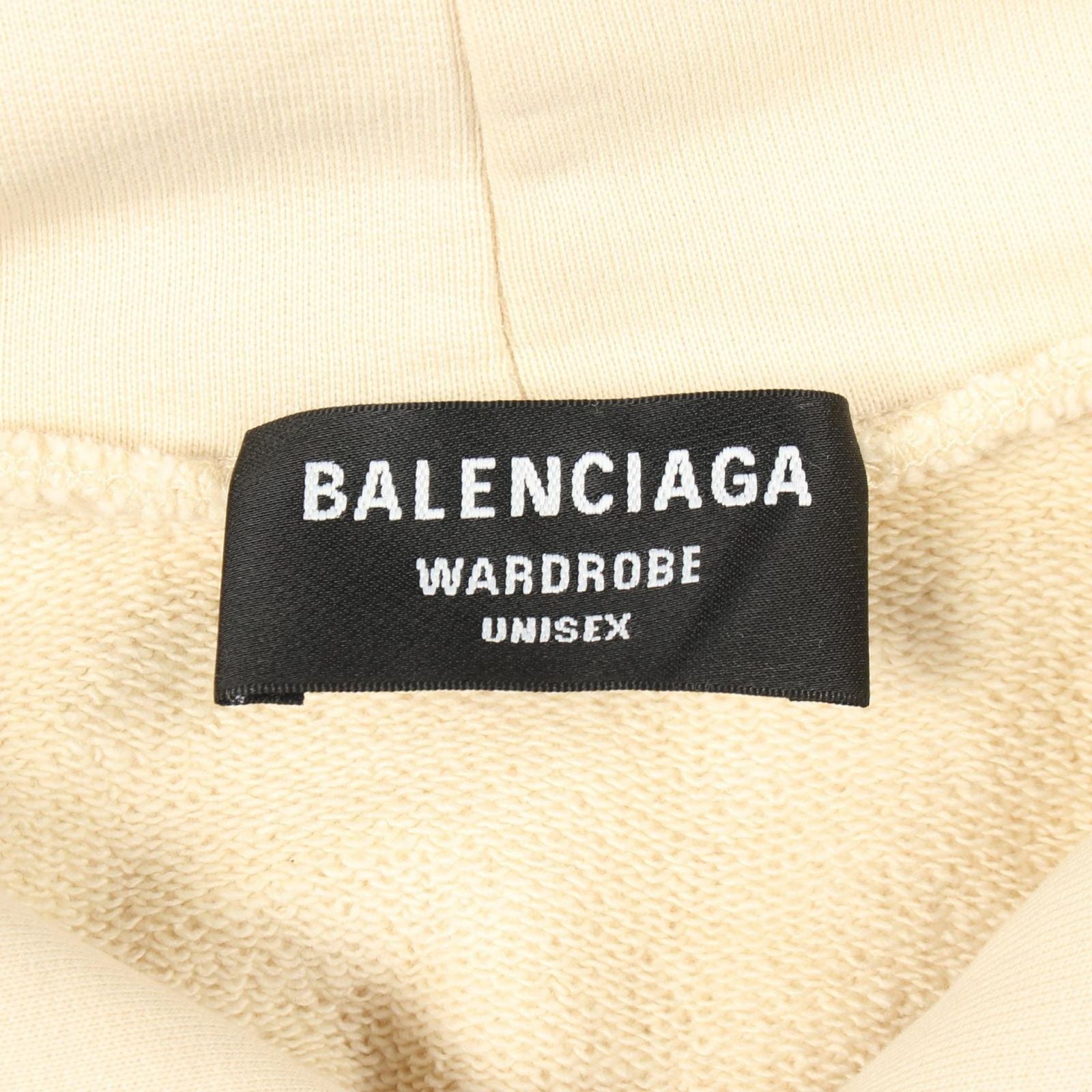 Balenciaga Hoodie Logo Embroidery Cotton Pullover — view 3
