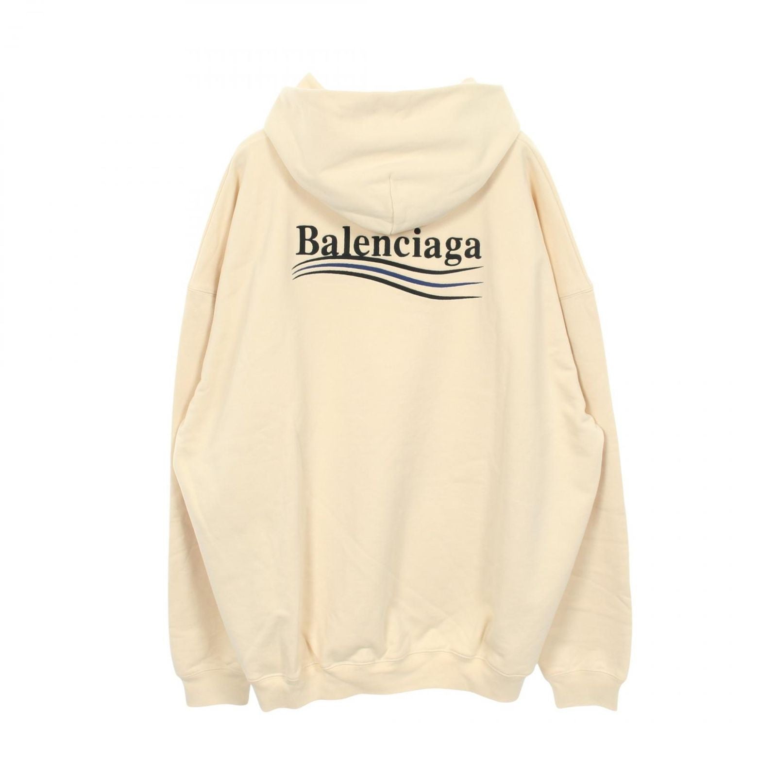 Balenciaga Hoodie Logo Embroidery Cotton Pullover — view 2
