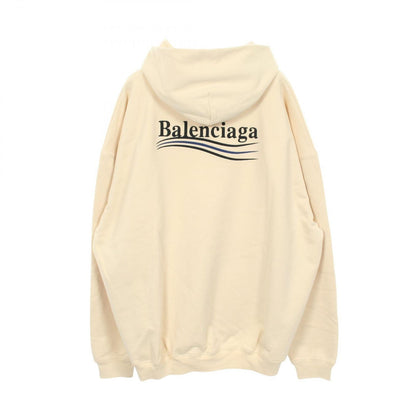 Balenciaga Hoodie Logo Embroidery Cotton Pullover — view 2