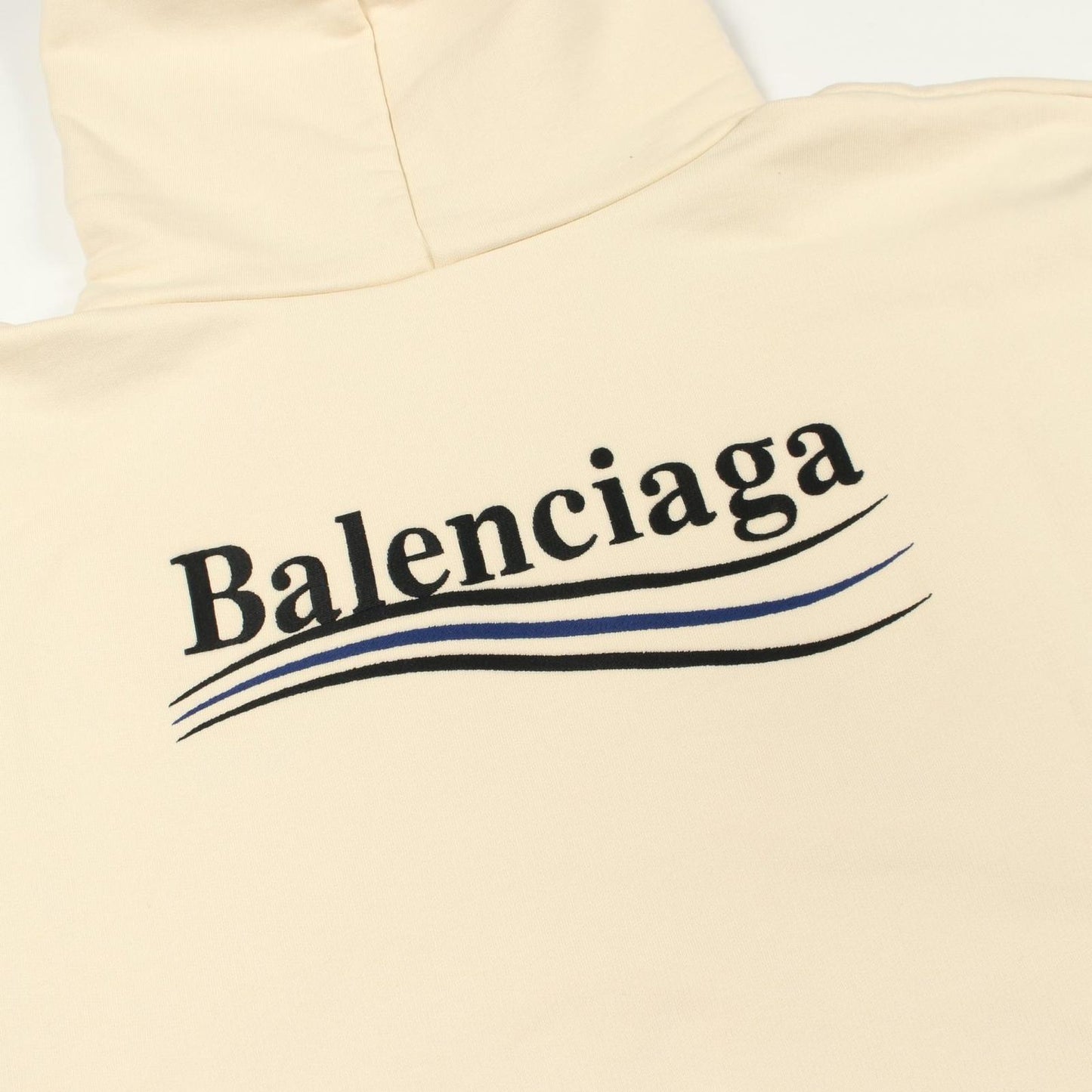 Balenciaga Hoodie Logo Embroidery Cotton Pullover — view 6