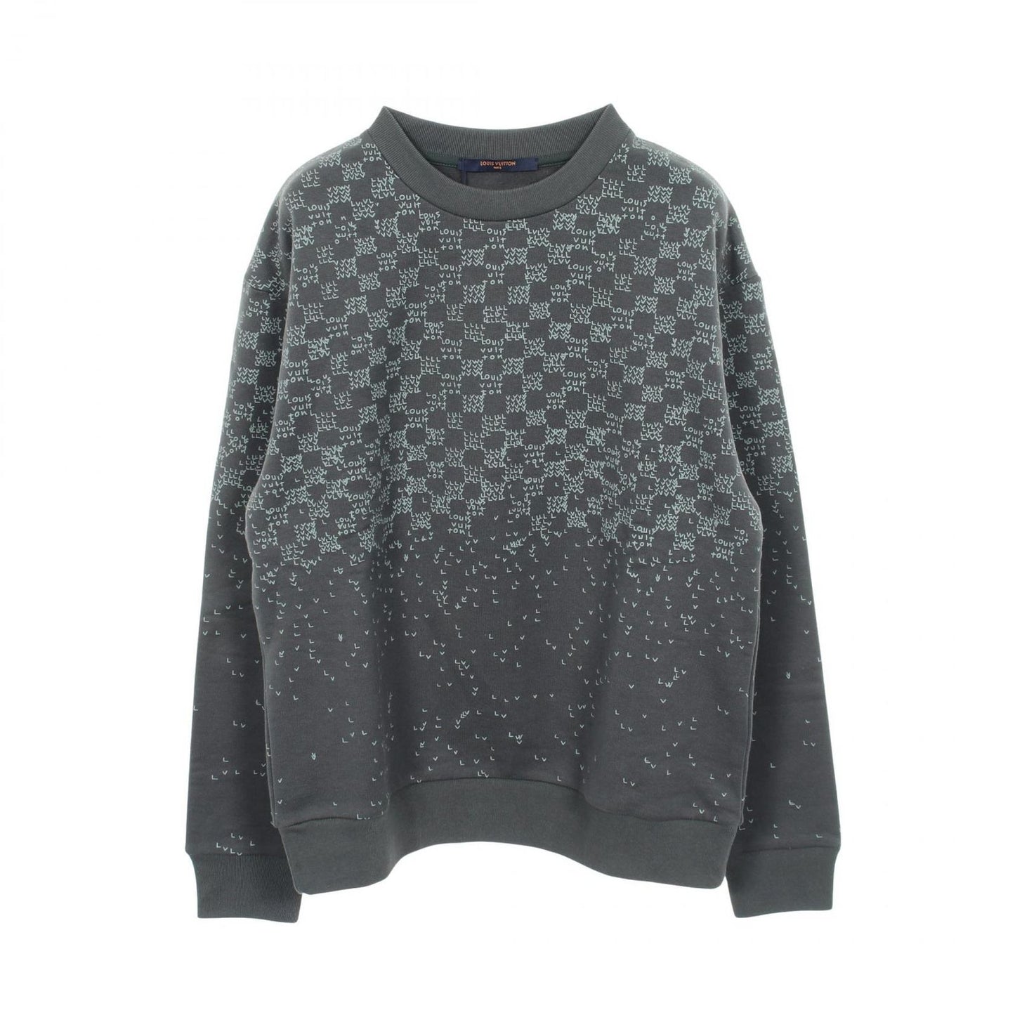 Louis Vuitton Sweatshirt Damiesp Red Printed Gray Cotton