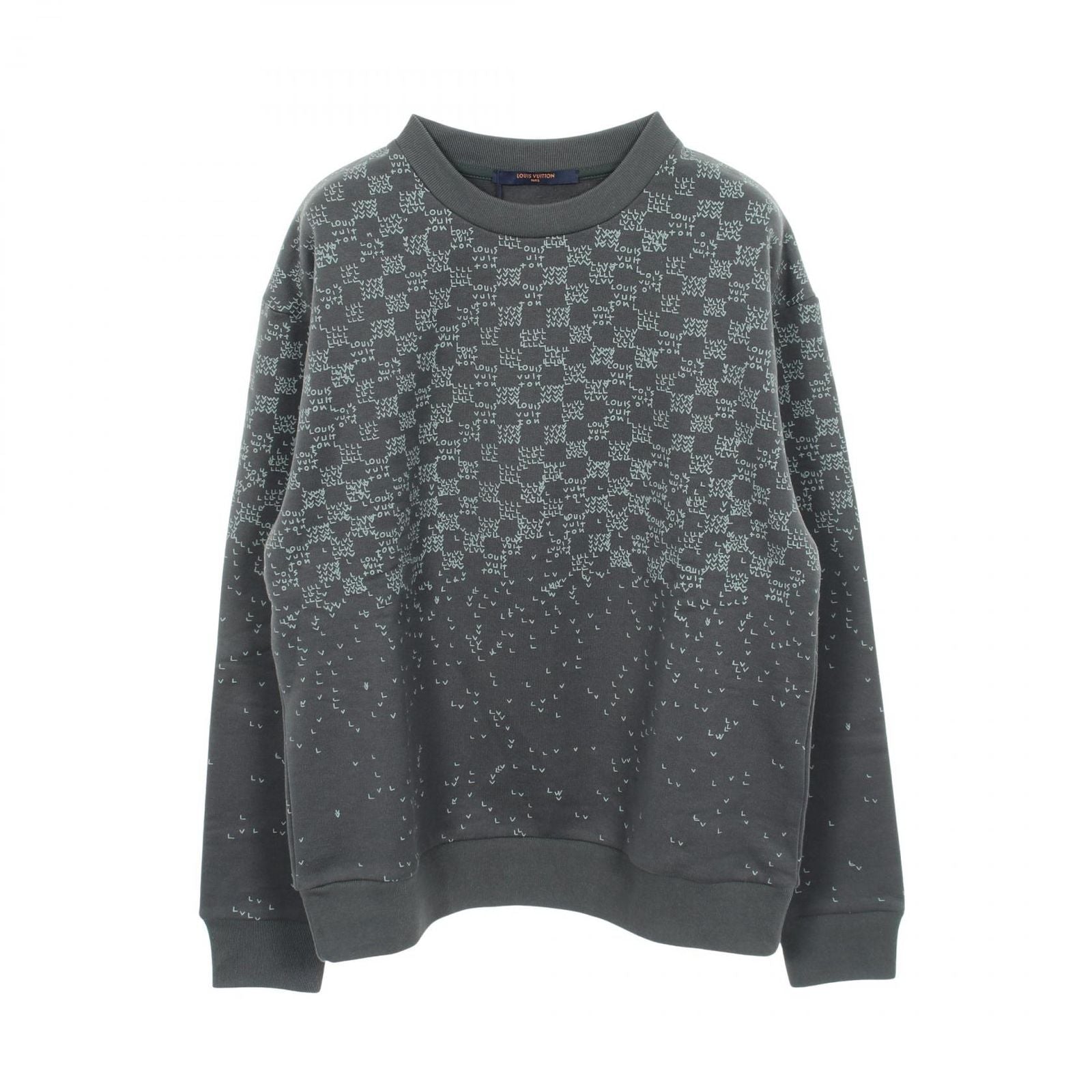 Louis Vuitton Sweatshirt Damiesp Red Printed Gray Cotton