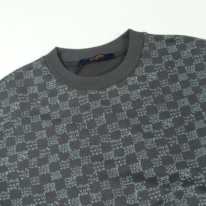 Louis Vuitton Sweatshirt Damiesp Red Printed Gray Cotton — view 6