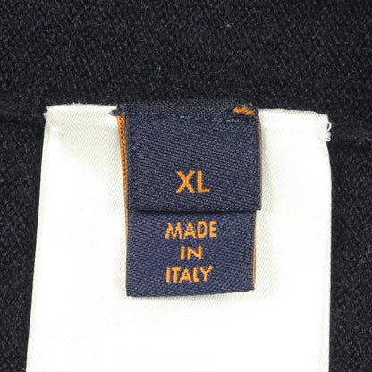 Louis Vuitton Knit Intarsia Jacquard Dragon Graphic Navy Cashmere Sweater — view 5