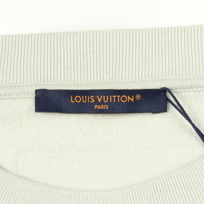 Louis Vuitton Sweatshirt Embroidered Crew Neck Light Green Cotton — view 3