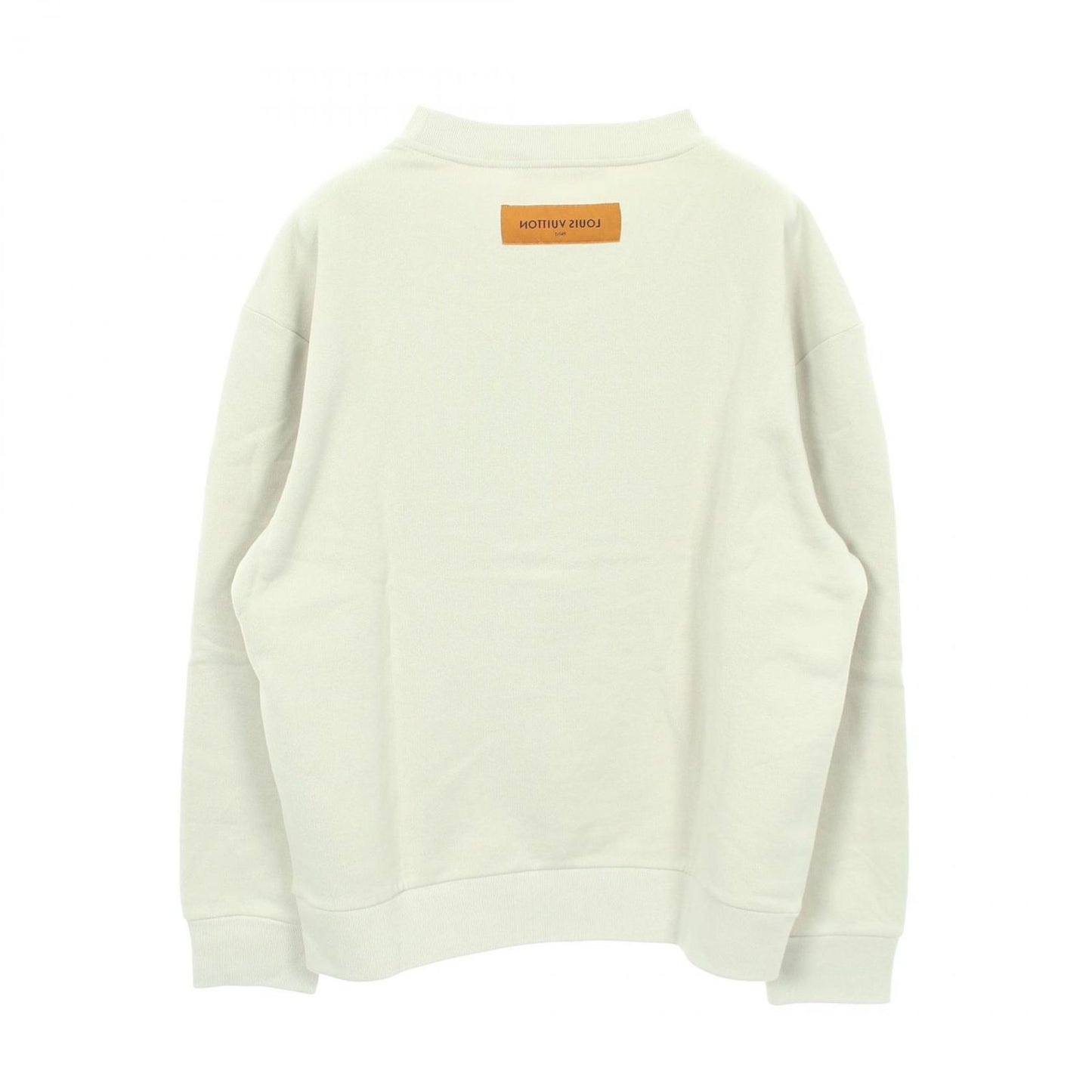 Louis Vuitton Sweatshirt Embroidered Crew Neck Light Green Cotton — view 2