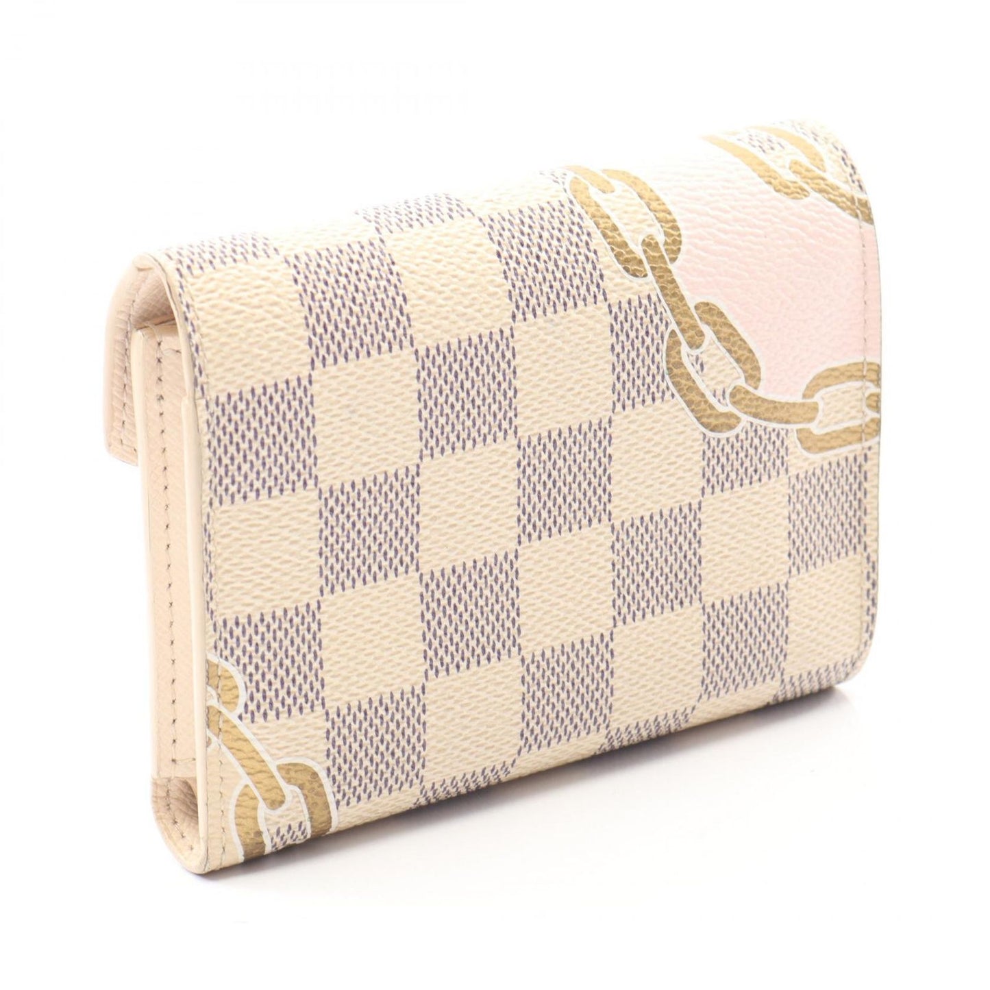 Louis Vuitton Trifold Wallet Portefeuille Victorine Nautical Canvas — view 2