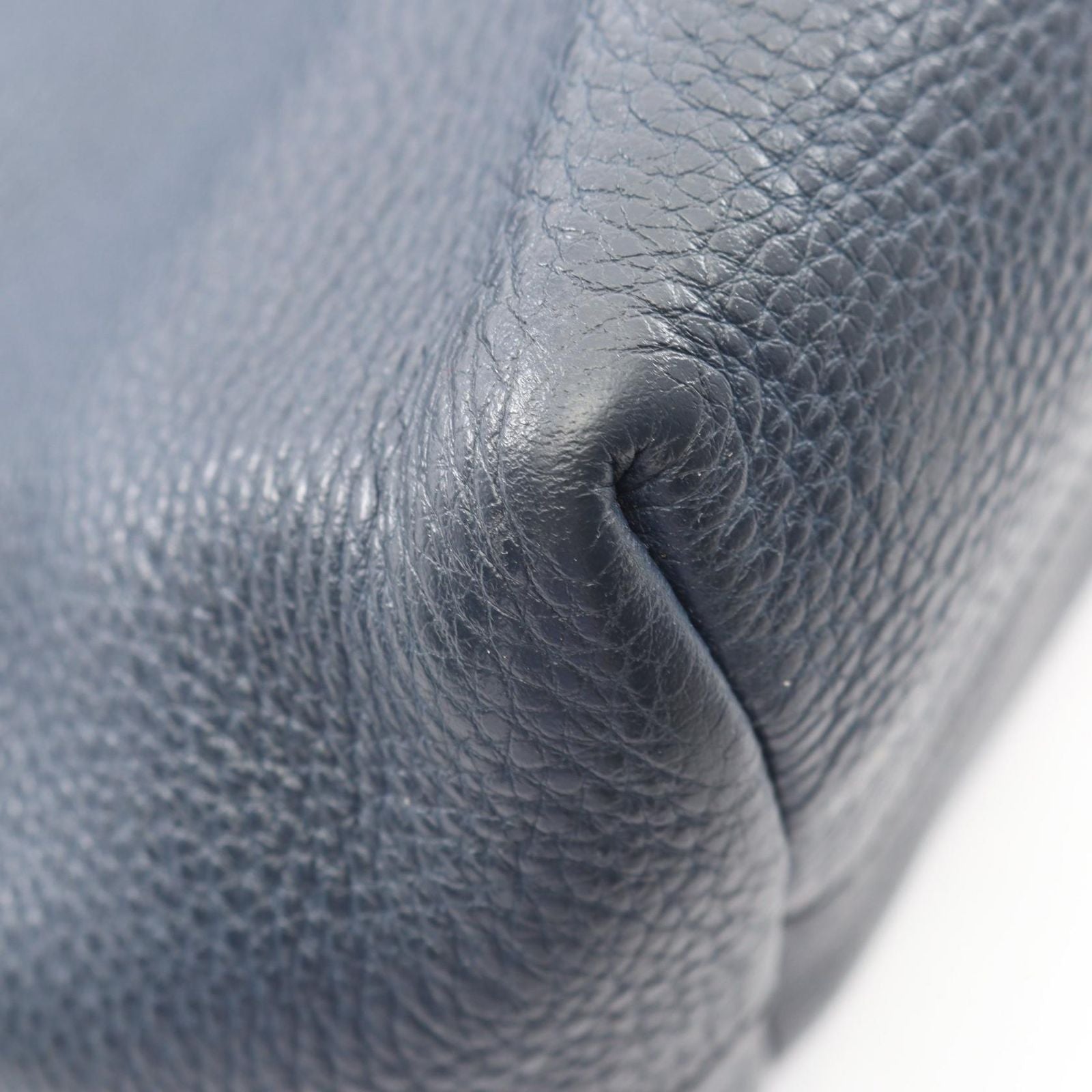 Prada Tote Vitello Phenix 2-Way Navy Leather — view 5