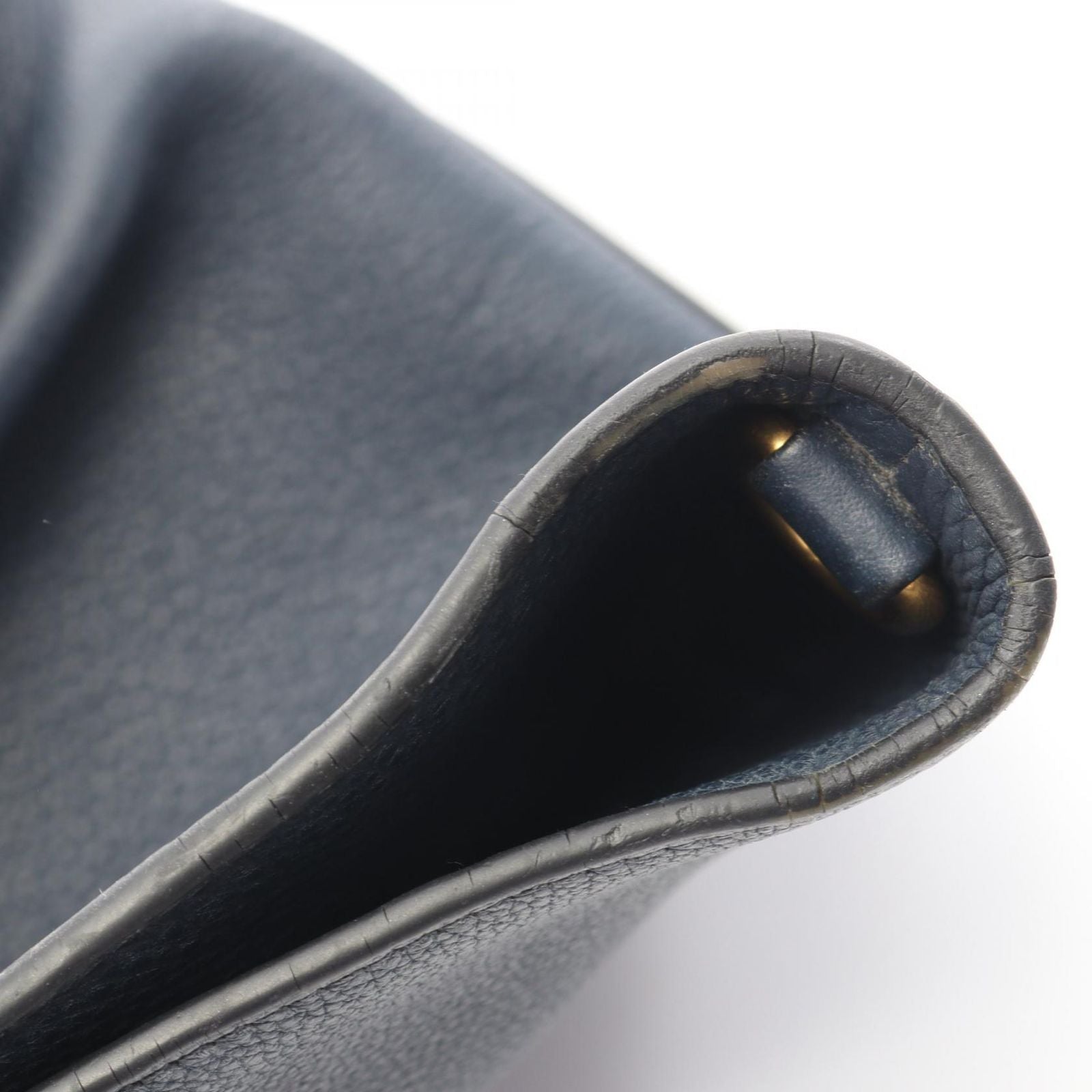 Prada Tote Vitello Phenix 2-Way Navy Leather — view 7