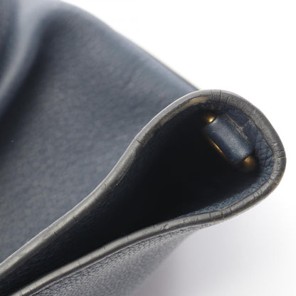 Prada Tote Vitello Phenix 2-Way Navy Leather — view 7