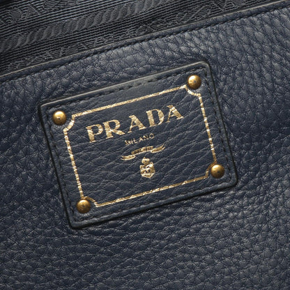 Prada Tote Vitello Phenix 2-Way Navy Leather — view 4