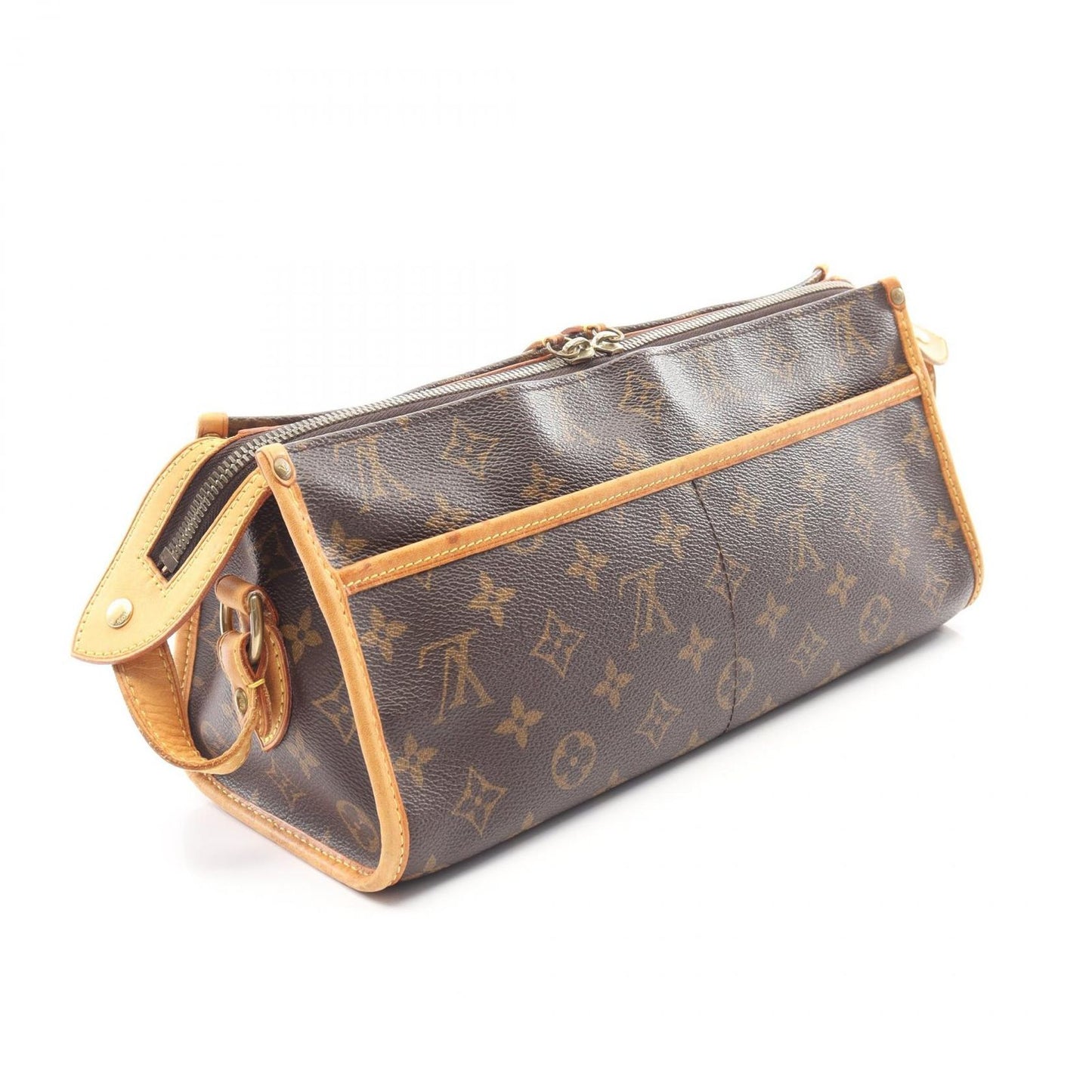 Louis Vuitton Shoulder Bag Popincourt Long Canvas Leather — view 2