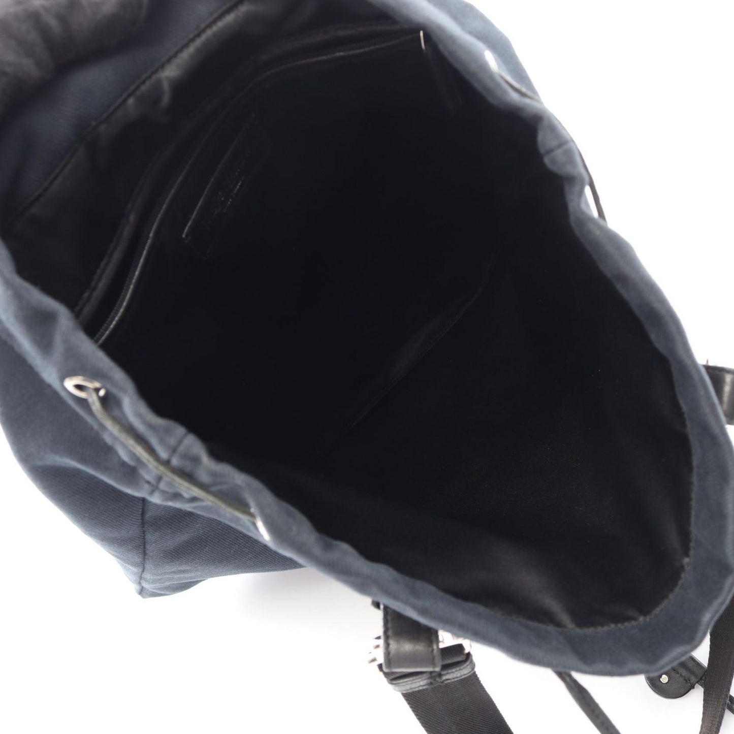 Saint Laurent Yves Rive Gauche Tote Kahala Black Canvas Leather — view 3