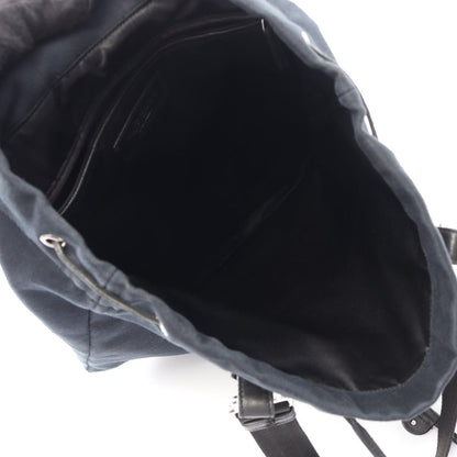 Saint Laurent Yves Rive Gauche Tote Kahala Black Canvas Leather — view 3