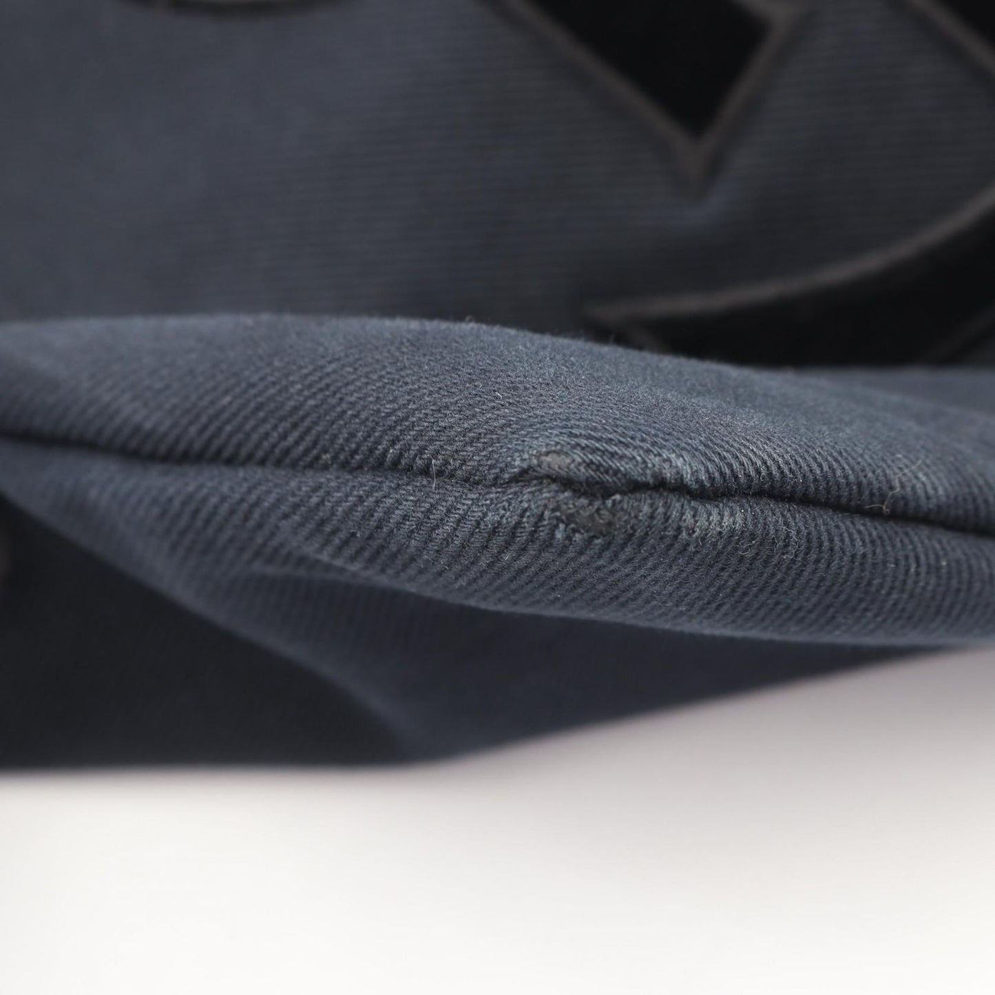 Saint Laurent Yves Rive Gauche Tote Kahala Black Canvas Leather — view 5