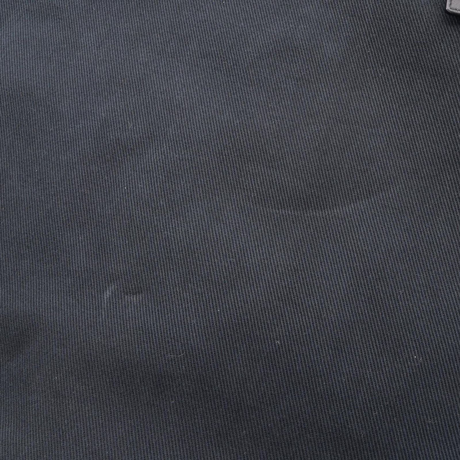 Saint Laurent Yves Rive Gauche Tote Kahala Black Canvas Leather — view 7