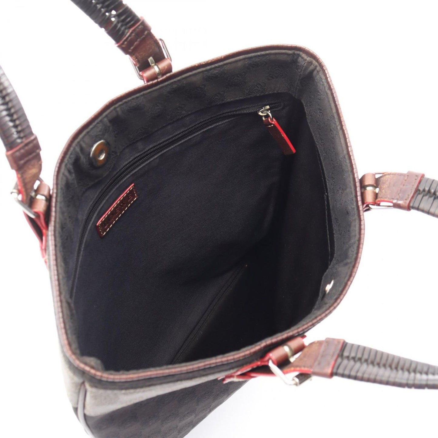Loewe Tote Anagram Black Canvas Leather — view 3