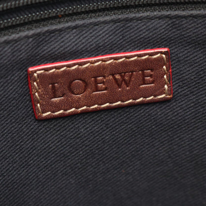 Loewe Tote Anagram Black Canvas Leather — view 4