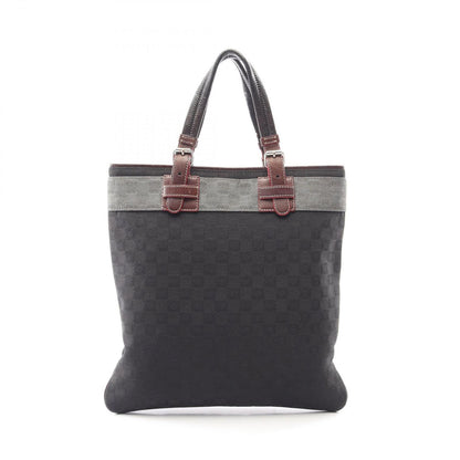 Loewe Tote Anagram Black Canvas Leather