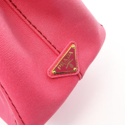 Prada Tote Canapa 2-Way Pink Canvas — view 5