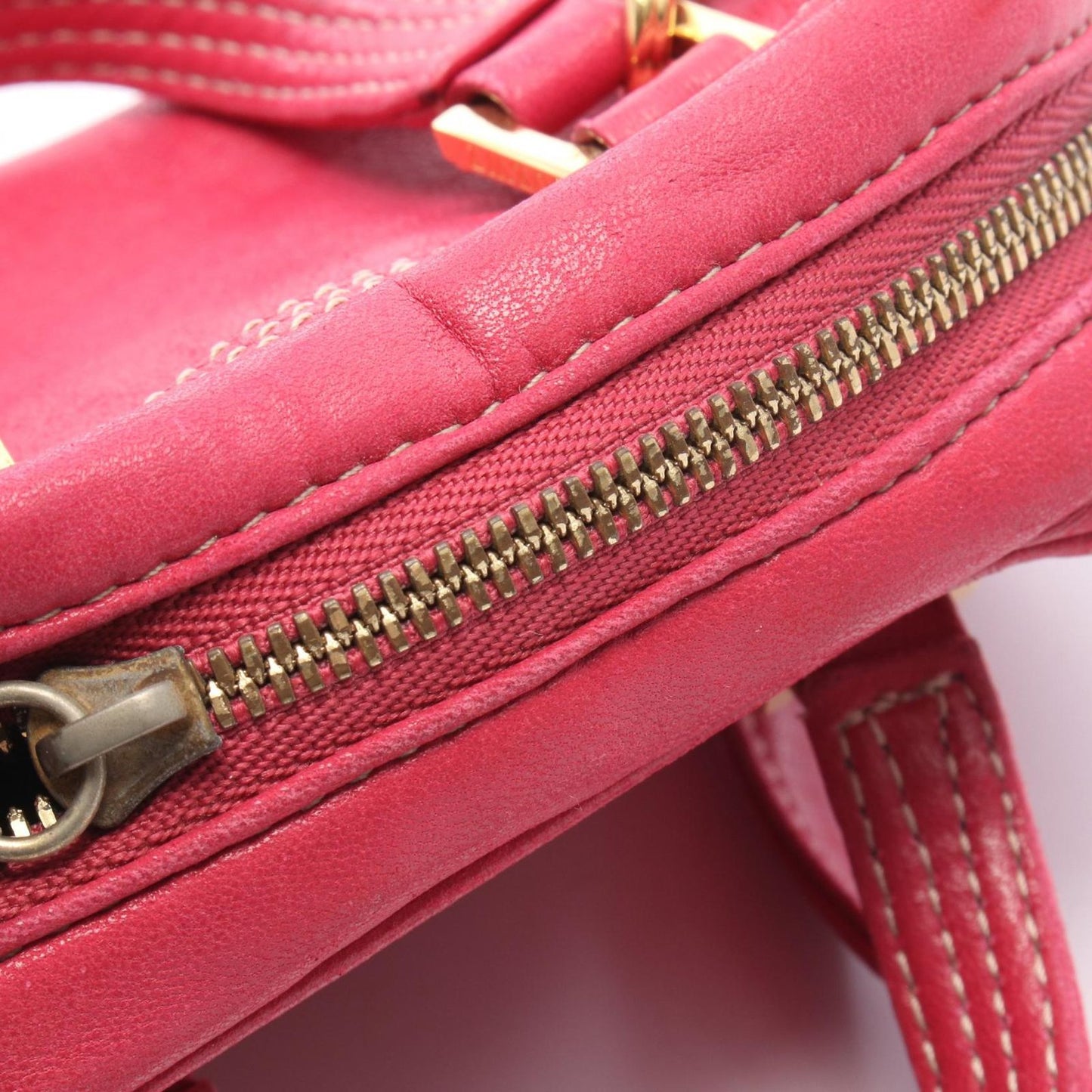 Loewe Handbag Amazona Micro Mini 2-Way Pink Leather — view 7