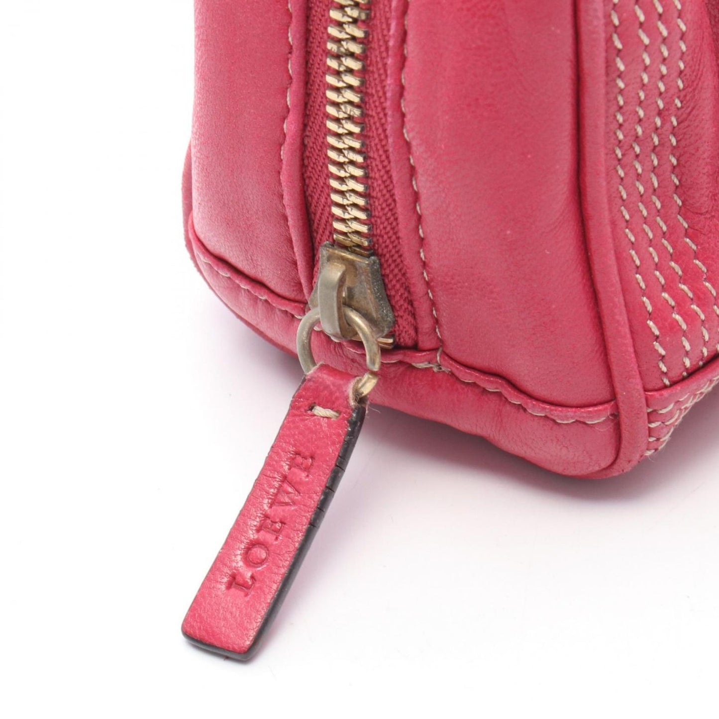 Loewe Handbag Amazona Micro Mini 2-Way Pink Leather — view 9