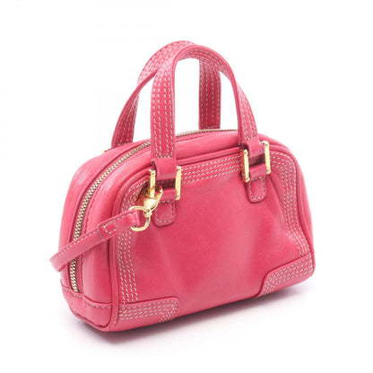 Loewe Handbag Amazona Micro Mini 2-Way Pink Leather — view 2