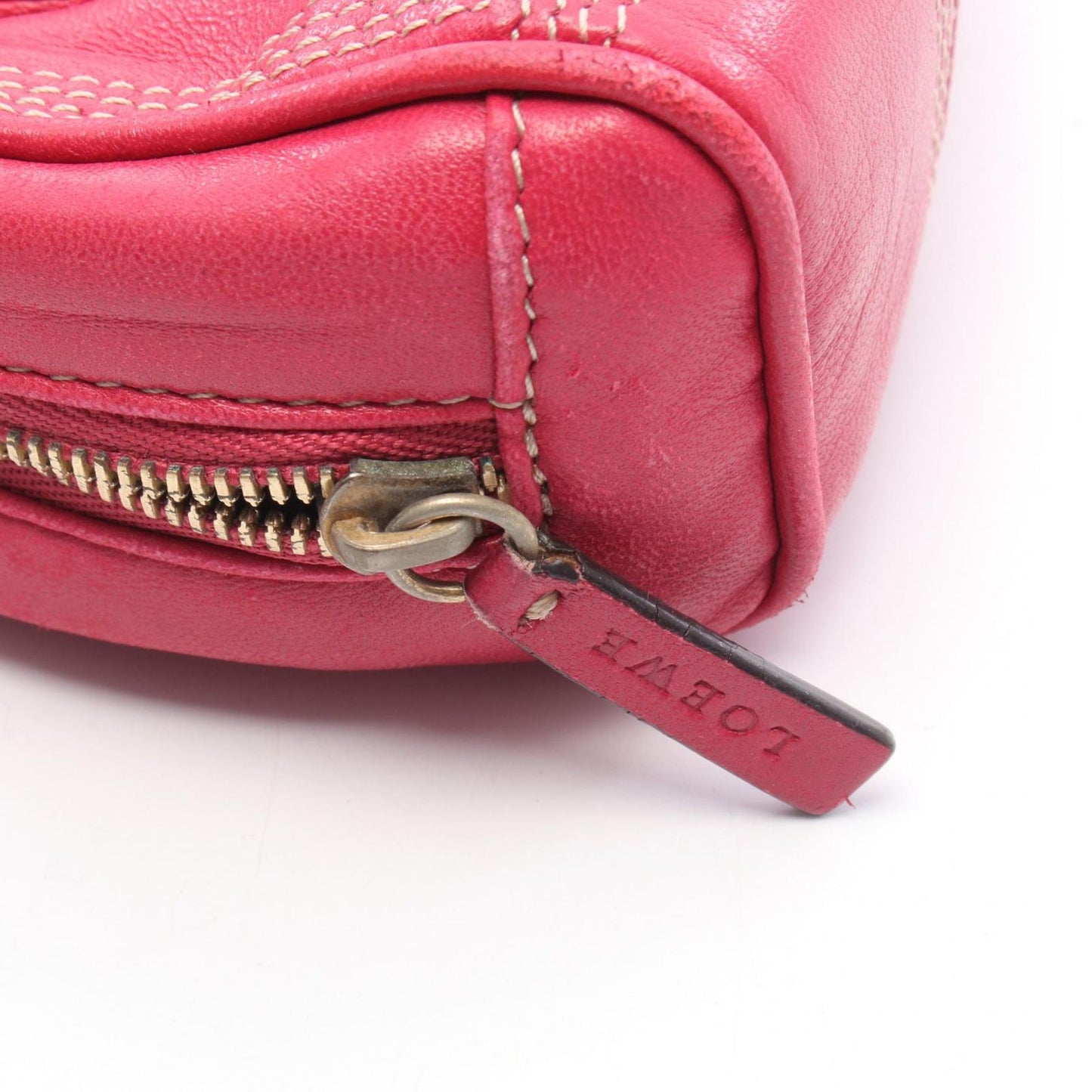 Loewe Handbag Amazona Micro Mini 2-Way Pink Leather — view 5
