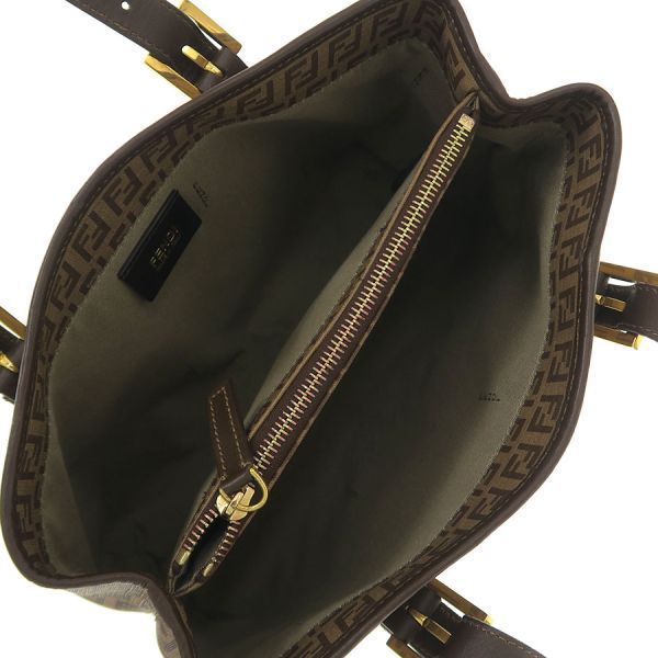 Fendi Zucchino Tote Brown — view 2