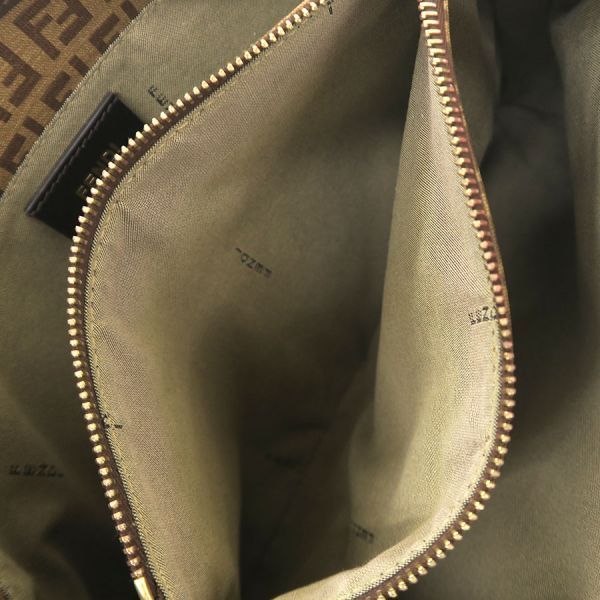Fendi Zucchino Tote Brown — view 8