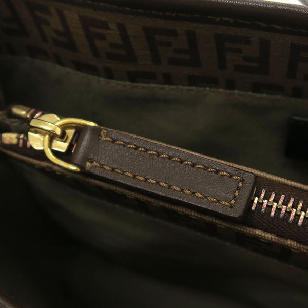Fendi Zucchino Tote Brown — view 7