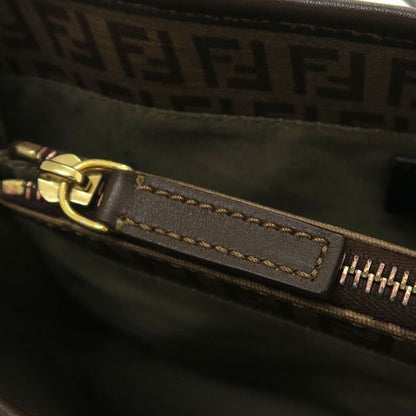 Fendi Zucchino Tote Brown — view 7