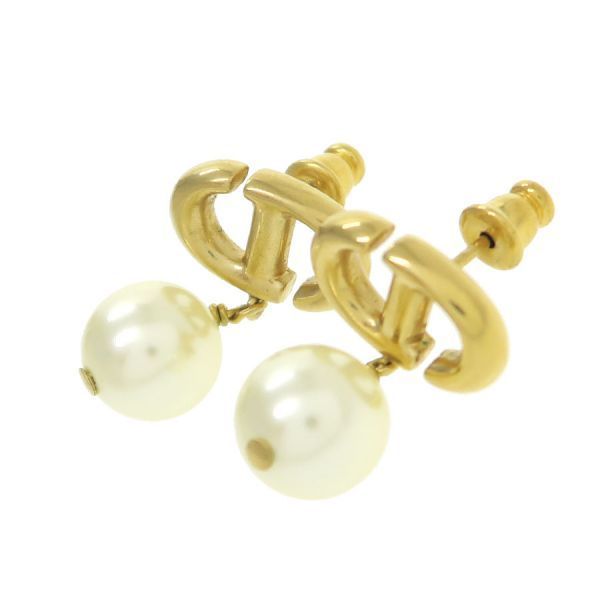 Dior CD Navy Earrings — view 4