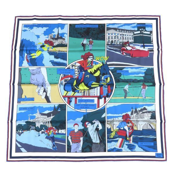 Hermes Carre 90 Double Face Scarf