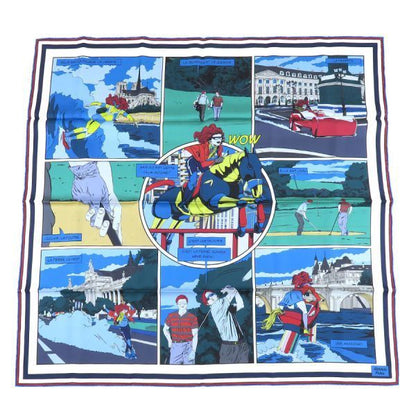 Hermes Carre 90 Double Face Scarf