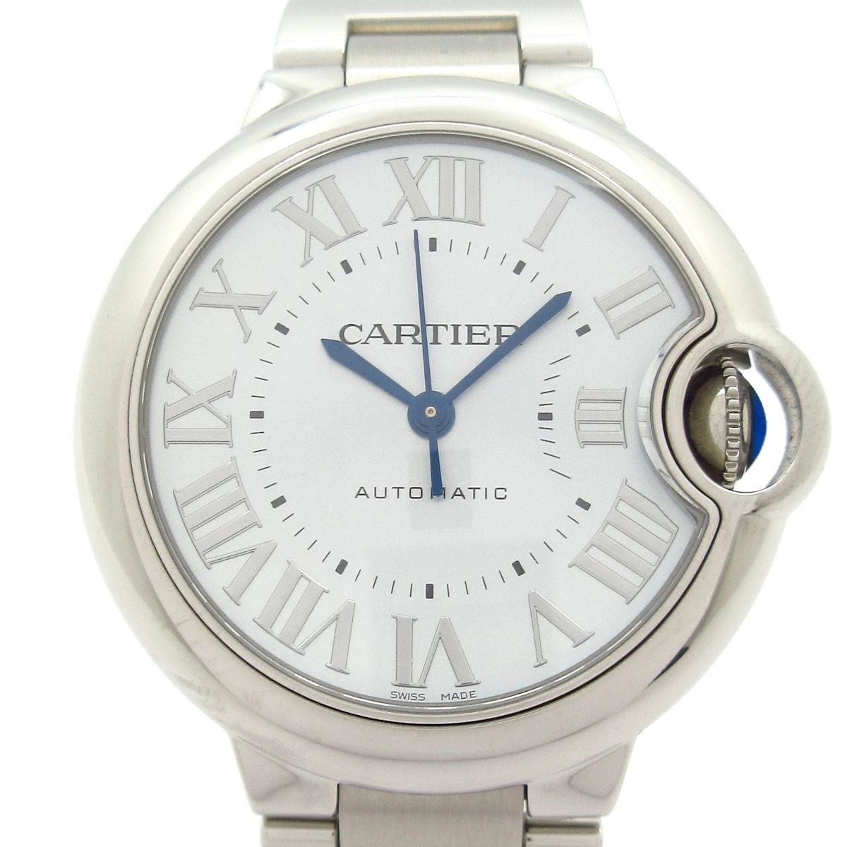 Cartier Watch Baron Blue de Boys SS 33 mm Required OH Purchased in September