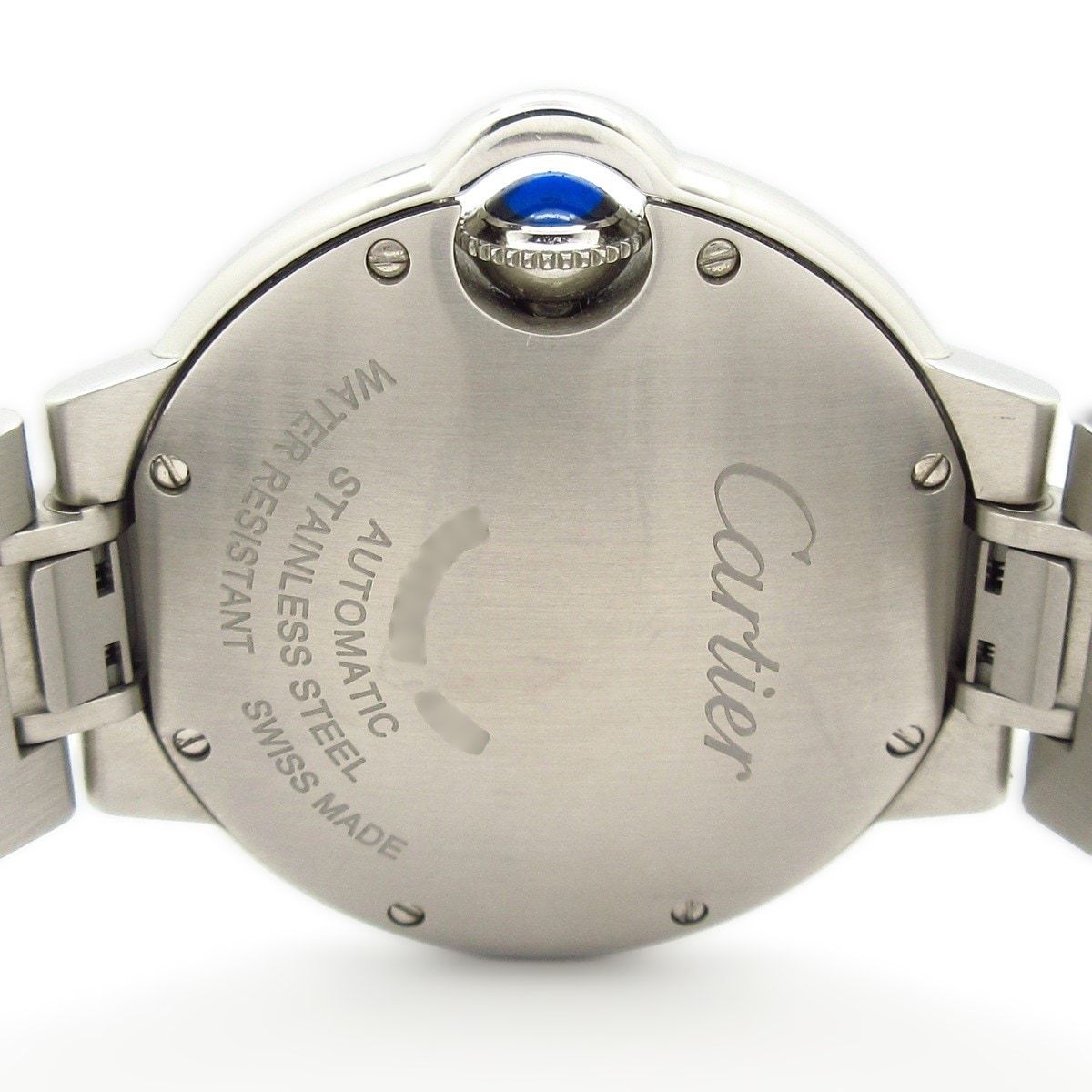 Cartier Watch Baron Blue de Boys SS 33 mm Required OH Purchased in September — view 3