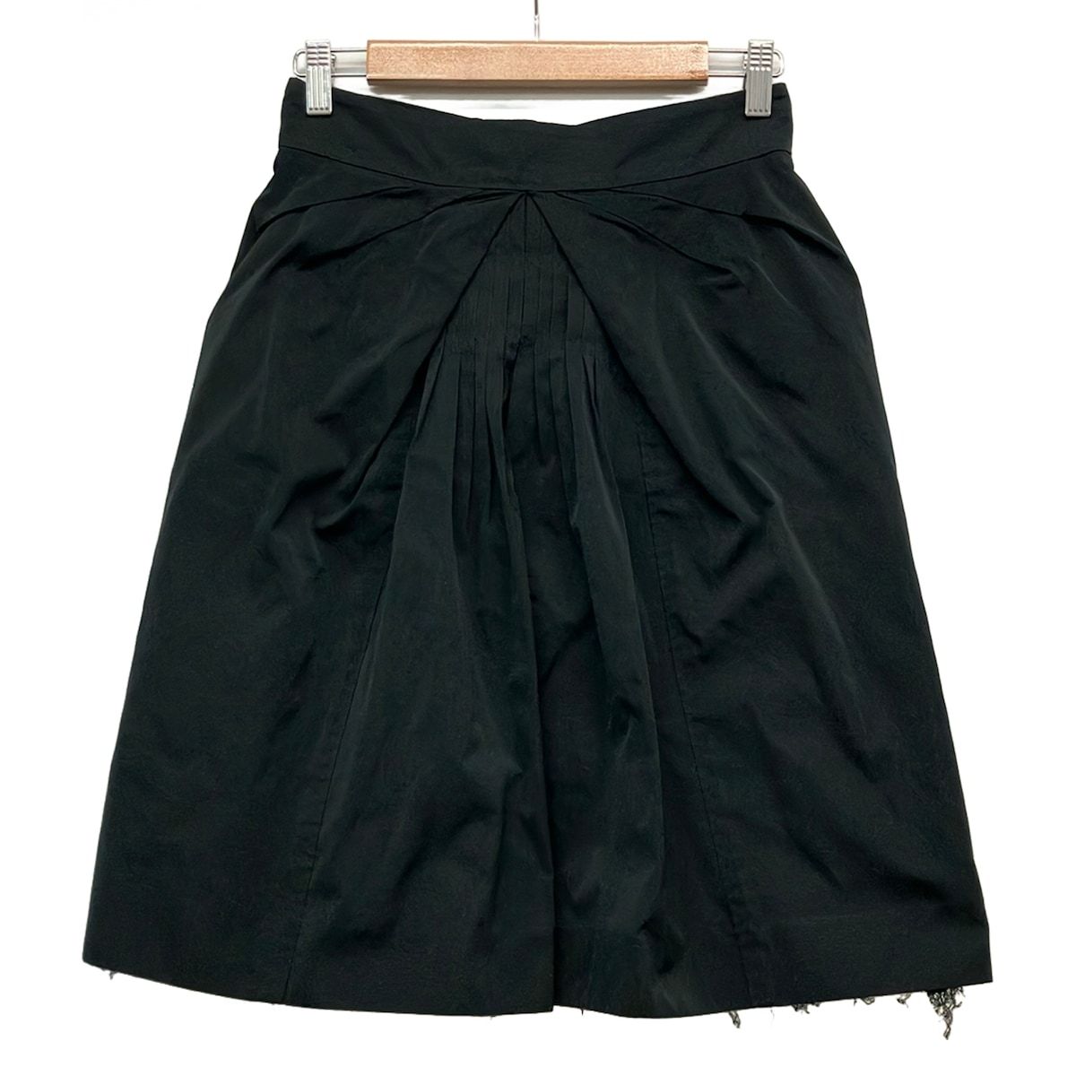 Louis Vuitton Skirt 38 M Black Dark Green Pleats