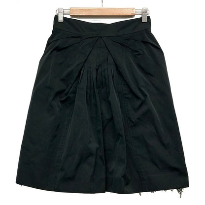 Louis Vuitton Skirt 38 M Black Dark Green Pleats